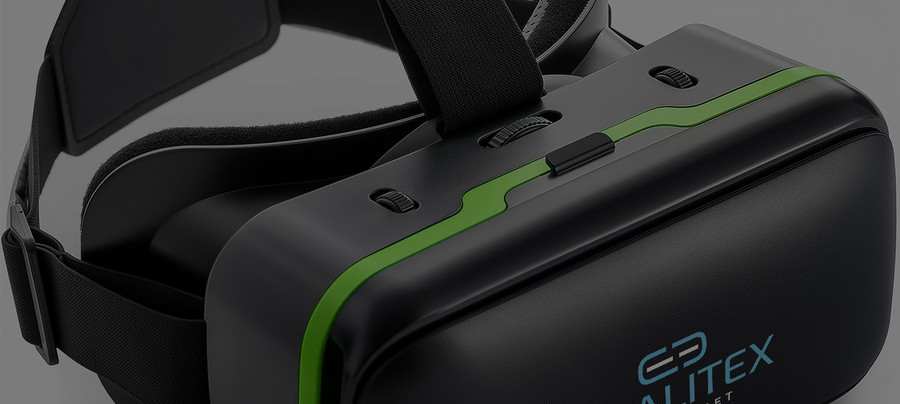 Close-up of a Realitex VR headset