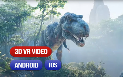 Dinosaur VR Video